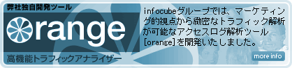 弊社独自開発ツール 高機能トラフィックアナライザー Orange